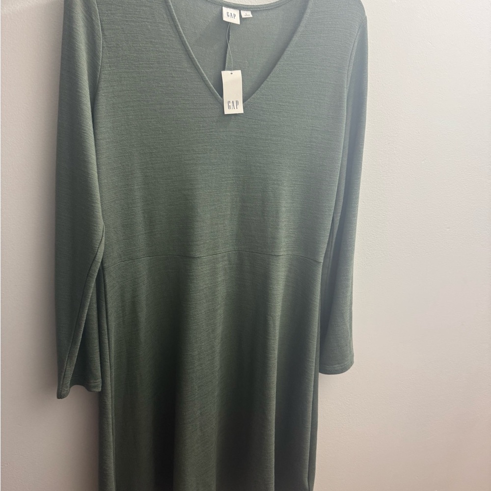 GAP Olive V-Neck Top